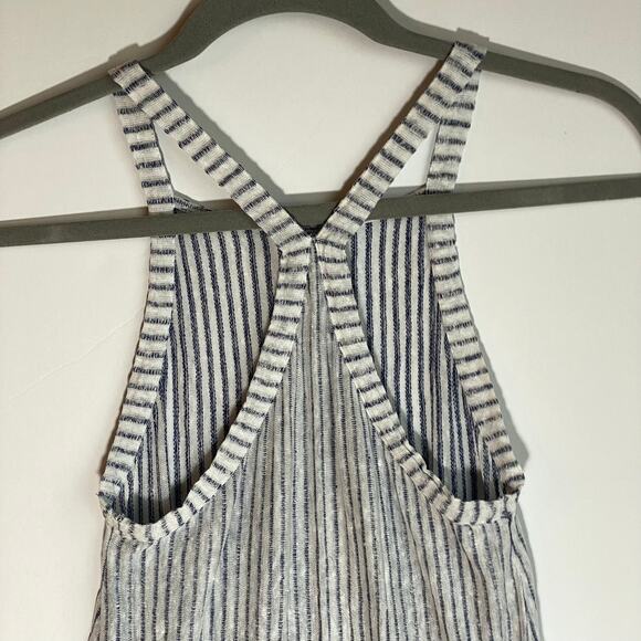Splendid Striped Tank Top Linen Cotton Blend Resort Travel Vacation Womens XS - Picture 3 of 10